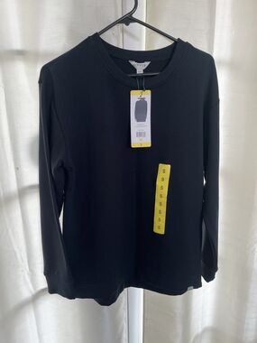 NWT Orvis Classic Collections Women’s Sweater Black Cozy Relaxed Fit Rare Size S